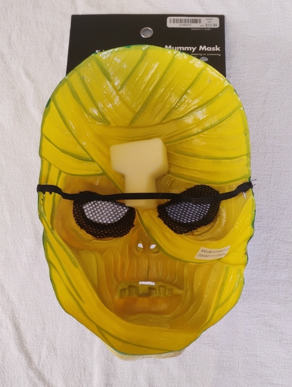 3 Vintage Spirit Halloween Masks BNWT Frankenstein,Mummy And Pumpkin Top Hat - Picture 5 of 7